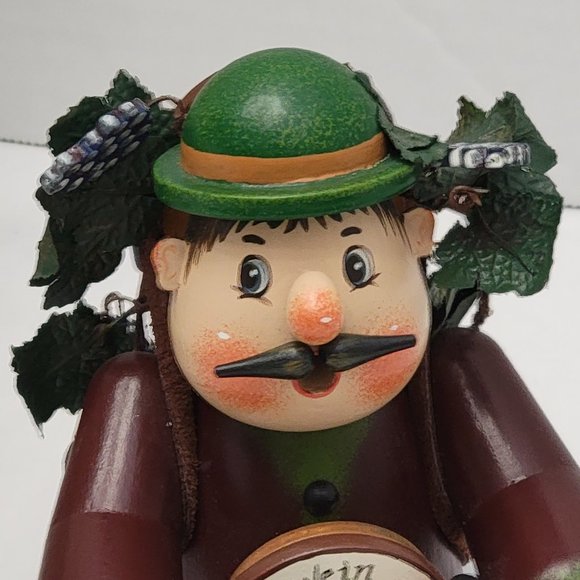 holz knoddl by Kathe Wohlfahrt Roving German Wine Merchant Only Top Decorate - Picture 15 of 16